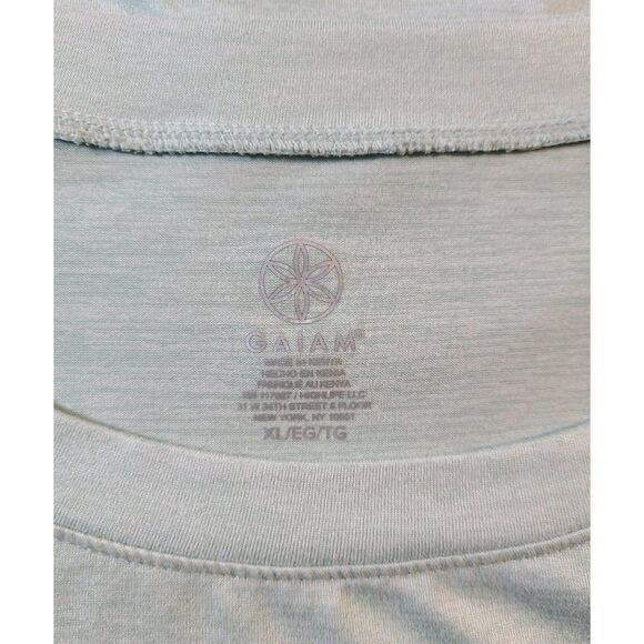 2-Pack GAIAM & Reebok Dri-Fit T-Shirts XL Green Blue Moisture-Wicking Tee - Picture 6 of 10